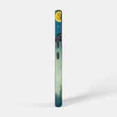 ヴィンテージハロウィンカボチャ幽霊と黒猫 SAMSUNG GALAXYケース (右側面)