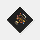 ヴィンテージハロウィンカボチャ引用文クラシック スタンダードカクテルナプキン (角)