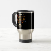 ヴィンテージハロウィンカボチャ引用文クラシック トラベルマグ (正面左)