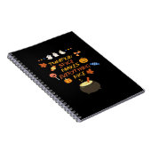 ヴィンテージハロウィンカボチャ引用文クラシック ノートブック (右側)