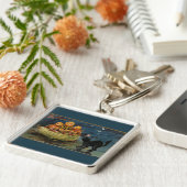 ヴィンテージハロウィンカボチャ キーホルダー (側面)