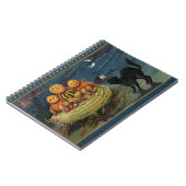 ヴィンテージハロウィンカボチャ ノートブック (左側)