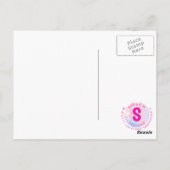 ヴィンテージハロウィンカボチャ&モザイクの猫 ポストカード (裏面)