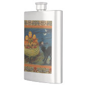 ヴィンテージハロウィンカボンプキンズブラックキャット フラスク (左)