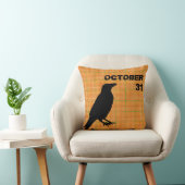 ヴィンテージハロウィンカラス枕 クッション (椅子)