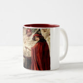 ヴィンテージハロウィンカルドロン魔法 ツートーンマグカップ (正面右)