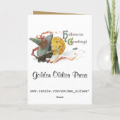 ヴィンテージハロウィンカード カード (裏面)