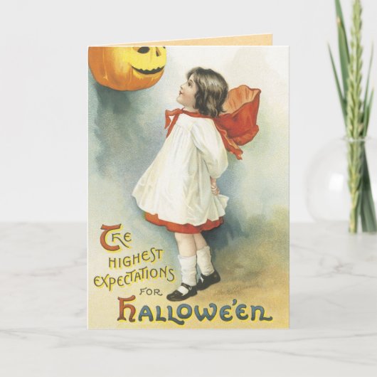 ヴィンテージハロウィンカード カード (正面)