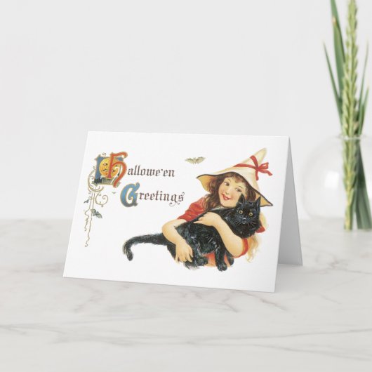 ヴィンテージハロウィンカード カード (正面)