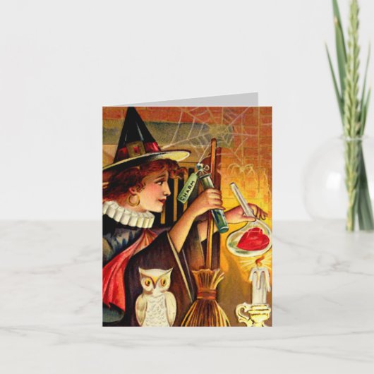 ヴィンテージハロウィンカード カード (正面)