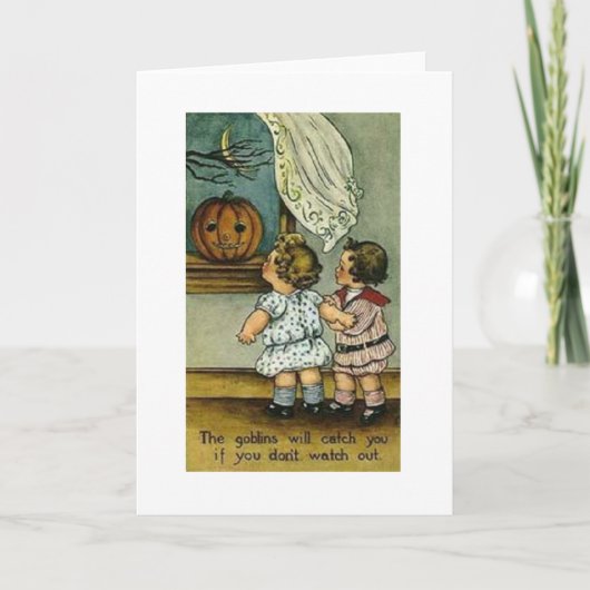 ヴィンテージハロウィンカード カード (正面)