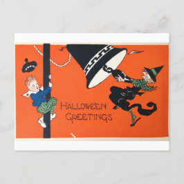 ヴィンテージハロウィンカード：タイムレススポック シーズンポストカード