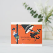 ヴィンテージハロウィンカード:タイムレススポック シーズンポストカード (スタンド正面)