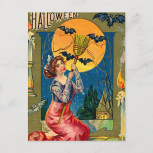 ヴィンテージハロウィンカード ポストカード