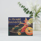 ヴィンテージハロウィンカード ポストカード (スタンド正面)