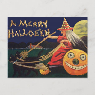 ヴィンテージハロウィンカード ポストカード
