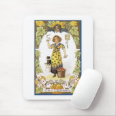 ヴィンテージハロウィンカード マウスパッド (マウス)