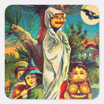 ヴィンテージハロウィンキッズかぼちゃホリデーシール