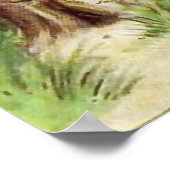 ヴィンテージハロウィンキッズホリデーパーティーのポスター ポスター (角)