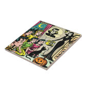 ヴィンテージハロウィンキッズ漫画 タイル (側面)