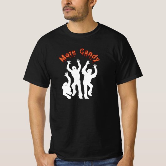 ヴィンテージハロウィンキャンディゾンビ Tシャツ (正面)