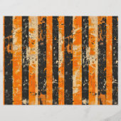 ヴィンテージハロウィングランジストライプのジャーナル・シート (裏面)