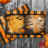 ヴィンテージハロウィングランジストライプのジャーナル・シート