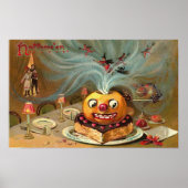 ヴィンテージハロウィングリーティングカードクラシックポスター ポスター (正面)