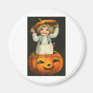 ヴィンテージハロウィングリーティングカードクラシックポスター マグネット
