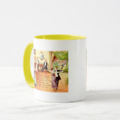 ヴィンテージハロウィングリーティング踊り マグカップ (正面左)