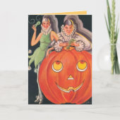 ヴィンテージハロウィンコスチュームパーティー カード (正面)