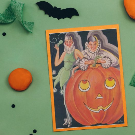 ヴィンテージハロウィンコスチュームパーティー カード