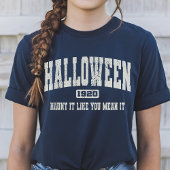 ヴィンテージハロウィンシャツ、幽霊引用文シャツ Tシャツ