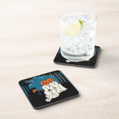 ヴィンテージハロウィンジャックオランタンカップル コースター (右側)