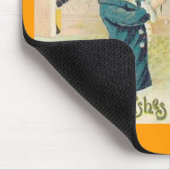 ヴィンテージハロウィンジャックオランタンカップル マウスパッド (コーナー)