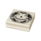 ヴィンテージハロウィンジャックオランタンスタンプ ラバースタンプ (スタンプ)