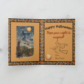 ヴィンテージハロウィンスターリーナイトカード カード (内部)
