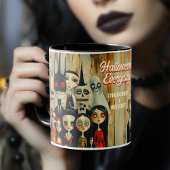 ヴィンテージハロウィンデイリー不気味タイムハロウィーン マグカップ