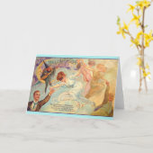 ヴィンテージハロウィンバチェラーダンスグリーティングカード カード (黄色い花)