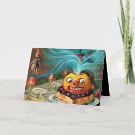 ヴィンテージハロウィンパンプキンホリデーカード カード