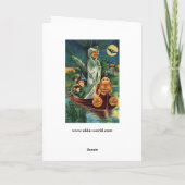 ヴィンテージハロウィンパンプキン幽霊カード カード (裏面)