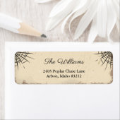 ヴィンテージハロウィンパーソナライズされた差出人住所 ラベル (インサイチュ)