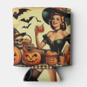 ヴィンテージハロウィンピンアップ 缶クーラー (裏面)