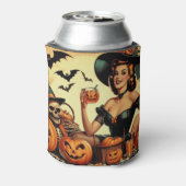 ヴィンテージハロウィンピンアップ 缶クーラー (缶裏面)
