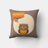 ヴィンテージハロウィンフクロウ枕 クッション (裏面)
