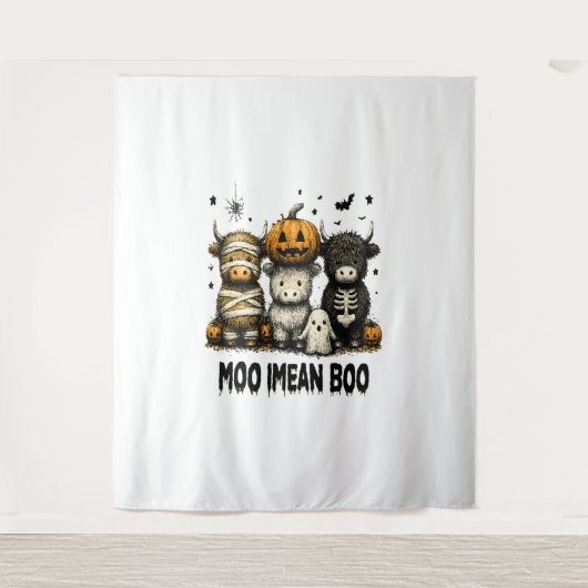 ヴィンテージハロウィンブルシート タペストリー (正面)