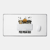 ヴィンテージハロウィンブルシート デスクマット (キーボード&マウス)