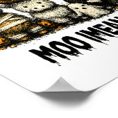 ヴィンテージハロウィンブルシート ポスター (角)