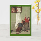 ヴィンテージハロウィンプランクス カード (黄色い花)