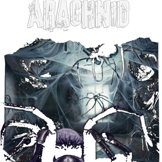 ヴィンテージハロウィンホラースパイダー Tシャツ
